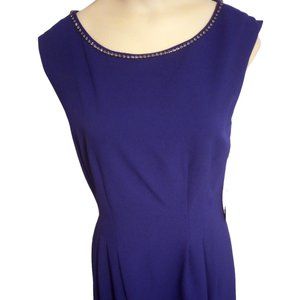 Vince Camuto Navy Sleeveless Dress - Size 8 - NWT